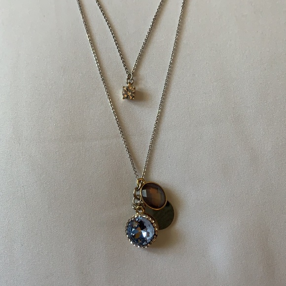 LOFT Jewelry - New- Loft- 2 layered silver necklace set